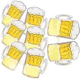 Wine Glasses 4 Pcs Mug Shaped Carnival Eyeglasses Prom Decorations Funny Festival Props Beer Christmas