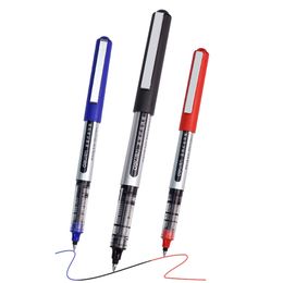 Deli 12 Pieces Rolling Ball Pens, Quick-Drying Ink 0.5 mm Extra Fine Point Gel Pens Liquid Ink Pen Rollerball Pens