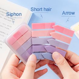 Korean Stationery Sticky Note Self-adhesive Bookmark Page Marker Weekly planner Sticky Tabs Transparent Stickers School Supplies