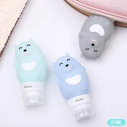 Storage Bottles Multicolor Silicone Filling Bottle Cute Shape Travel Packing Empty Sweater Moth Proof