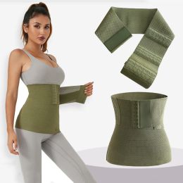 Belt New Buckle Wrap Waist Trainer Mesh Slimming Sheath Woman Flat Belly Corset Body Shapers Women Shapewear Tummy Postpartum Belt