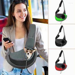 Cat Carriers S/L Pet Puppy Carrier Mesh Oxford Breathable Dog Shoulder Bag Comfort Pouch Outdoor Travel