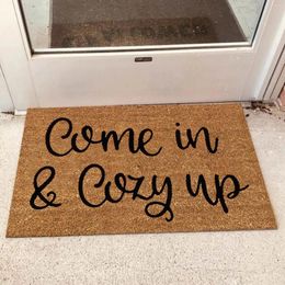 Carpets Fun Copywriting Mat Holiday Welcome Door Polyester Quilt Throw Blanket For Couch