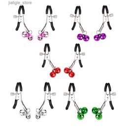 Other Health Beauty Items Adjustable metal clip with bell suitable for women and couples non perforated body jewelry gift Y240402