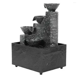 Garden Decorations Tabletop Desktop Fountain Water Feature Indoor Office Study USB Charge Bedroom Decor Decoration Home Living Room