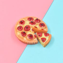 Resin Food Play Apple Pizza Cake Accessories diy Food Play Series Gel Drop Mobile Phone Shell Pendant Pendant Accessories