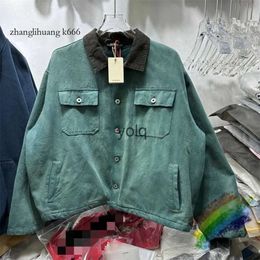 Glacier Jackets 2024 Men's Blue Season 6 Washed Denim Work Jaet Jeans Men Women 1 High Quality Unisex Jaets Coatyolq s