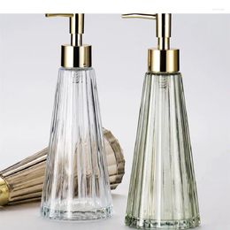 Liquid Soap Dispenser 300ml Creative Umbrella Shape Glass Lotion Bottle Bathroom Shampoo Pump Home Decor