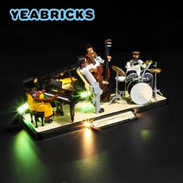 YEABRICKS LED Light Kit for 21334 Jazz Quartet Building Blocks Set (NOT Include the Model) Bricks Toys for Children