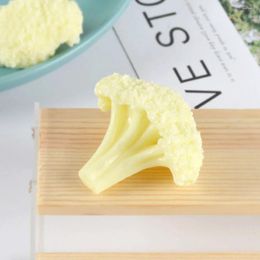 Decorative Flowers Cauliflower Model Simulation Broccoli Fake Vegetable Decorate Simulated Plastic Slice For Decoration