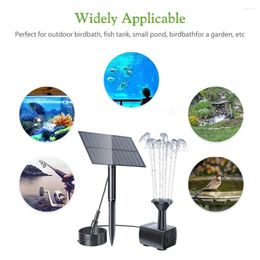 Garden Decorations Solar Water Pump 150/180L/h Ground Insertion Fountain DC 4.5-10V Split Insert 1.5/2.5W For Yard Square Pool