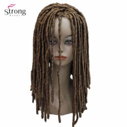 Wigs StrongBeauty Twist Hair Crotchet Braids Wigs Synthetic Dreadlocks Braids Hair Wig
