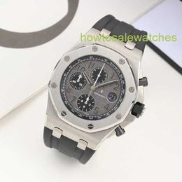 Lastest AP Wrist Watch Royal Oak Offshore Series Elephant Grey Automatic Mechanical Mens Watch 26470ST.OO.A104CR.01