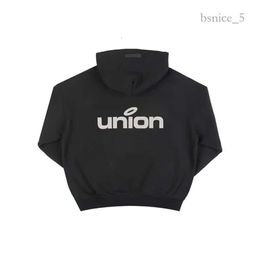 Union Brand Collab. Hoodie Black White Green Casual Fleece Hoodies Pullovers Jumpers Men Women Hip Hop Streetwear MG210129 813