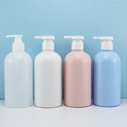 Storage Bottles 1PC 500ml Refillable Shampoo Conditioner Body Wash Dispenser Bathroom Soap Bottle Shower Pump Garrafa