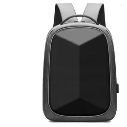 Backpack Usb High-quality Men's Waterproof Hard Case Leisure Computer Travel Bag Fashion Business Portable Student School