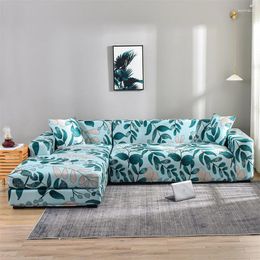 Chair Covers Elastic Sofa For Living Room 1/2/3/4 Seaters Non-Slip Strech Floral Print Slipcover All-Inclusive L-Style Cover