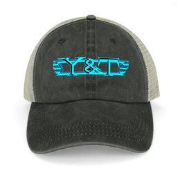 Ball Caps Y & T Band Metal Logo Cowboy Hat Rugby Sun Cosplay Boy Child Women's