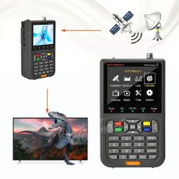 WOOPKER GTMEDIA V8 Finder2 Handheld Satellite Signal Finder SAT aide FTA DVB-S/S2/S2X 1080P HD Receiver WS-6933 WS-6980 WS-6906