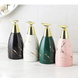 Liquid Soap Dispenser 1pcs Creative Ceramics Shampoo Hand Sanitizer Body Wash Lotion Bottle Tray Set Bathroom Accessories