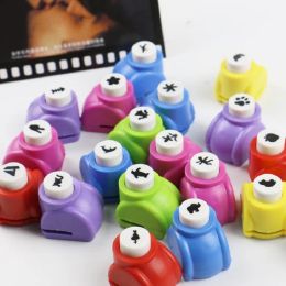 Mini Cute Scrapbook Punches Handmade Cutter Card Craft Printing DIY Flower Hole Puncher Shape For 1-8 Paper