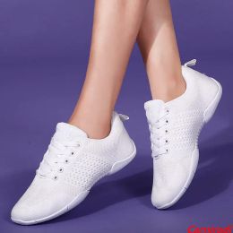 Boots Flying Weave Breathable White Women Cheerleaders Dance Shoes Children Gymnastics Sneakers Girls Boys Training Cheerleading Shoes