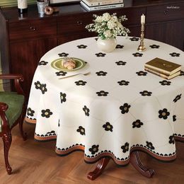 Table Cloth 30038 Household Waterproof And Oil Proof Grid Tablecloth Wash Free PVC Rectangular Dining Mat Square Coffee