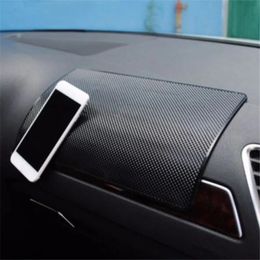 40x20cm Büyük Araba Gösterge Tablosu Yapışkan Anti-Slip PVC Mat Silikon Slip Slip Depolama Mat Padleri Telefon Anahtarı Tutucu için Kaymaz Yapışkan Ped