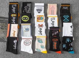 Men039s Socks Autumn Crazy Set Cartoon Custom Black Funny Sports Pack Cotton Printed Cute Robot Calcetines Harajuku Chaussette 2988794