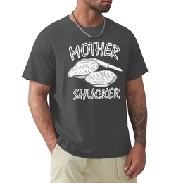Men's Polos Mother Shucker Oyster Roast T-Shirt Summer Top Funnys T Shirts For Men Graphic Blacks Aesthetic Clothes Mens Shirt