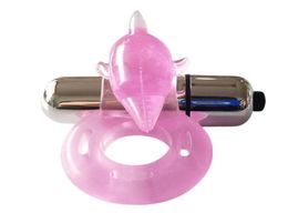 Penis Rings Sex ToysAnimal Dolphin Ring Silicone Vibrating Cock Ring Sex Adult Sex Products Best quality