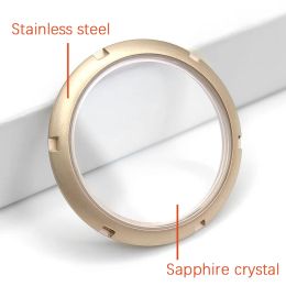 Sapphire Caseback For SKX007 SKX009 SRPD Series Brushed/Polished Rose Gold Transparent SKX Slim Case Back Mod Parts