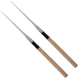 Kitchen Storage Wooden Sashimi Chopsticks Travel Metal Transfer Stainless Steel Portable Tableware