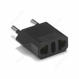 1pcs US To EU Electric Plug Adapter American To Euro Europe European Travel AC Power Cord Charger Converter Electrical Outlet
