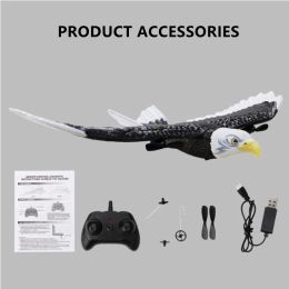 RC Plane Wingspan Eagle Aircraft Fighter 2.4G Radio Control Remote Control Hobby Glider Airplane Foam Boys Toys for Children