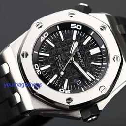 Timeless AP Wrist Watch Mens Watch Royal Oak Offshore Automatic Mechanical Diving Sports Second hand Luxury Watch Set 15710ST.OO.A002CA.02