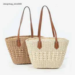 Dinner Package New Wholesale Retail Grass Woven Bag with Large Capacity Basket Handbag Beach Fake