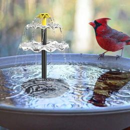 Garden Decorations Solar Bird Bath Fountain Powered Water Pump For