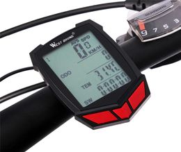 WirelessWired Bike Computer 20 Functions Speedometer Odometer Cycling Wired Wireless MTB Bike Stopwatch Bicycle Computer3698295