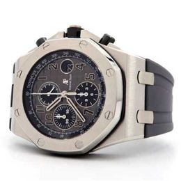 Top Men Watch Pigue Abbey Apf Factory Royals Oaks Offshore Chronograph Elephant 26470ST OO A104CR.01