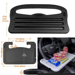 Upgrade Car Portable Dining Table Car Steering Wheel Tray Steering Wheel Table Desk For Eating Writing Drinking Fits Most Vehicles