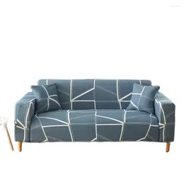 Chair Covers Svetanya Nordic Grey Geometric Lines Sofa Cover Slipcover Stretch Elastic Spandex Loveseat L Shape Protector