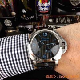 Alta relógio de relógio de qualidade Designer Relógio Sapphire Glass 47mm 16 mm Primeira camada Chave de couro com fivela totalmente automática qcux mecânica