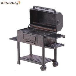 Cute Mini Furniture Barbecue Rack Grill Miniature Ornaments Doll House Gadget Kitchen Food For Dollhouse Kids Toys