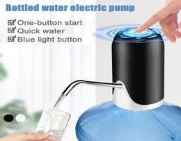 Automatic Electric Water Dispenser Portable Pressure Pump Multiinterface Drinking Bottle Rechargeable Water Pump Machine5411023