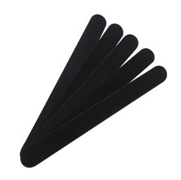 Creative Portable Nail Care Products Polished Nail Shape Wooden File Black Monolithic Wooden Nail Curator