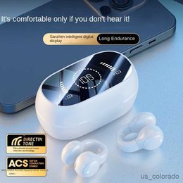 Cell Phone Earphones Wireless Earphones With Ear Clip Design Three True Numbers Display High-definition Call Long Standby And Support For Voice Assistant.