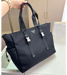 Tote Bags Large Black Womens Shoulder Big Size Casual Quality Nylon Crossbody Female Travel Shopper Computer Handbag Minority simplicity