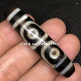 Pendant Necklaces Antique Magic Old Tibetan Agate 4 Eyes Amulet Dzi Bead C008