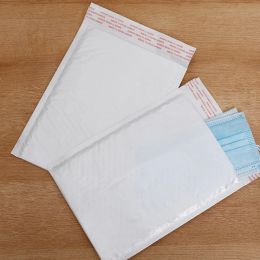 50Pcs/Lot Bubble Envelope bag white Bubble Poly Mailer Self Seal mailing bags Padded Envelopes For Magazine Lined Mailer